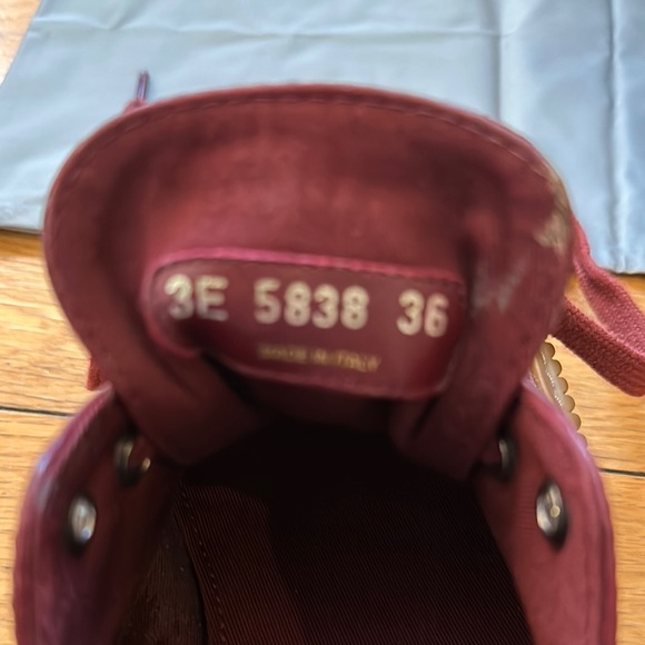 Prada Burgundy Women's Sneakers - Picture 2 of 16